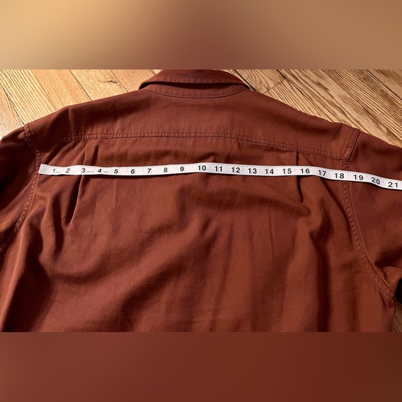 Filson Men’s Chino Twill Two-Pocket Button Down Shirt Madder Red Size M - Picture 7 of 7